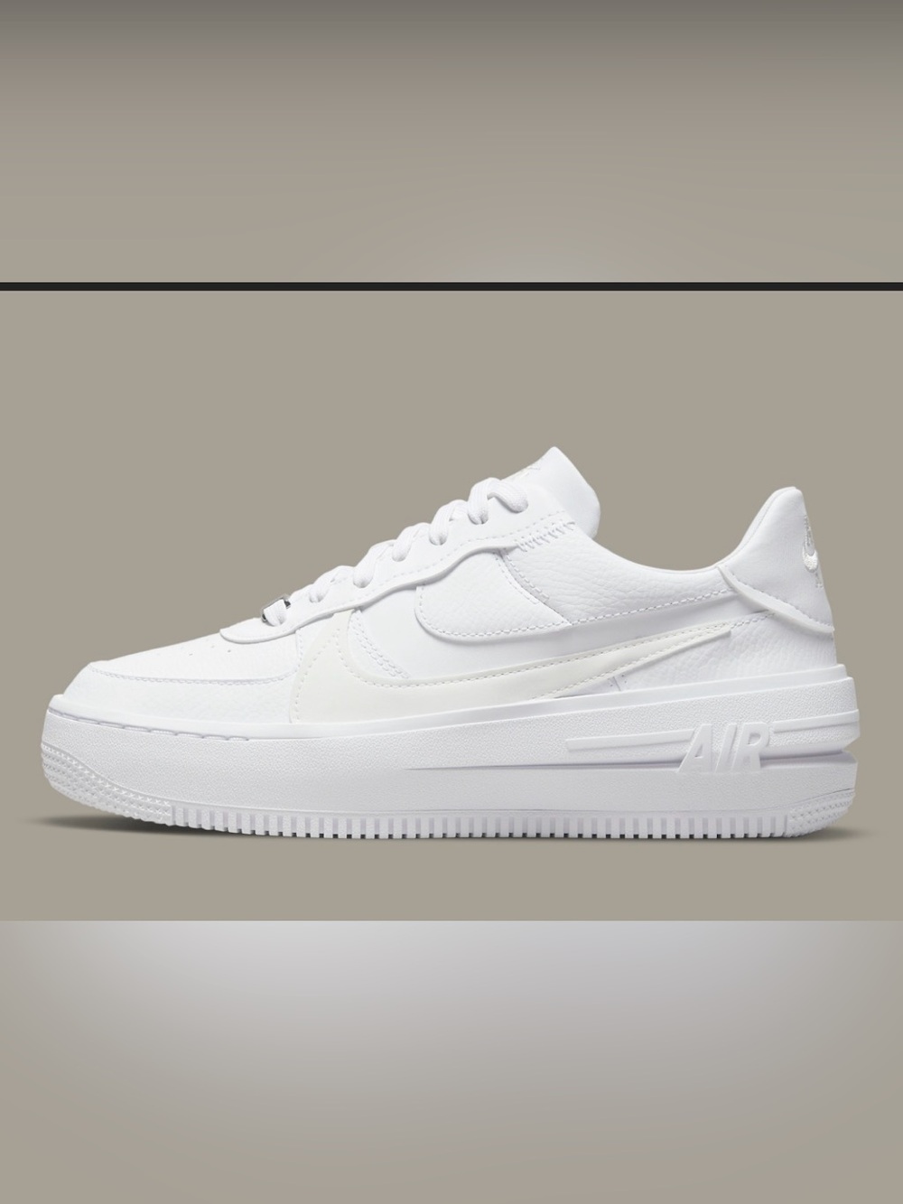 Nike Platform Air Force 1 Women's Sneakers - White